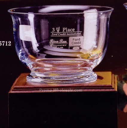 5-1/2" Crystal Estate Revere Trophy Bowl