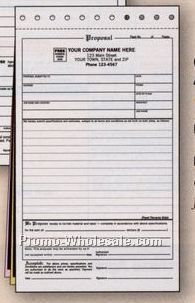 5-1/2"x8-5/8" 3 Part Compact Proposal/ Acceptance Form