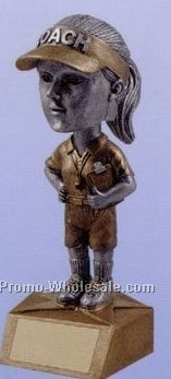 6" Bobble Head Award (Female Coach)