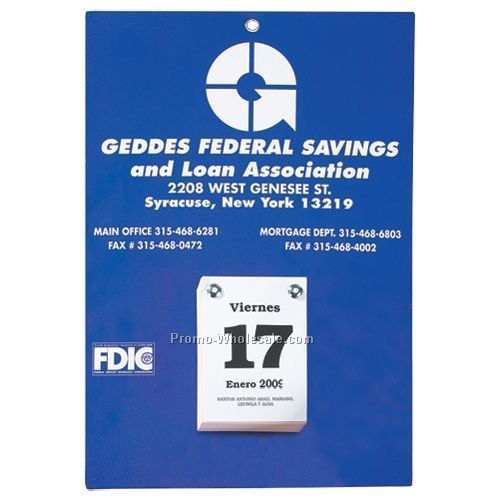 7"x9" Sullivan Spanish Daily Dates Calendar (2-5/8"x3-3/4" Pad)