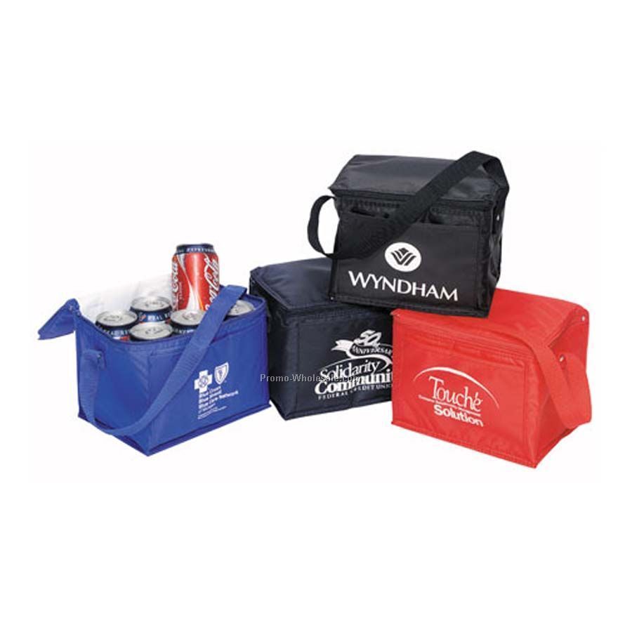 8"x6"x6" Economy Pack Cooler - 6 Pack