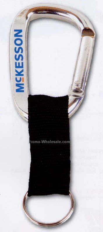 80mm Carabiner With Key Strap