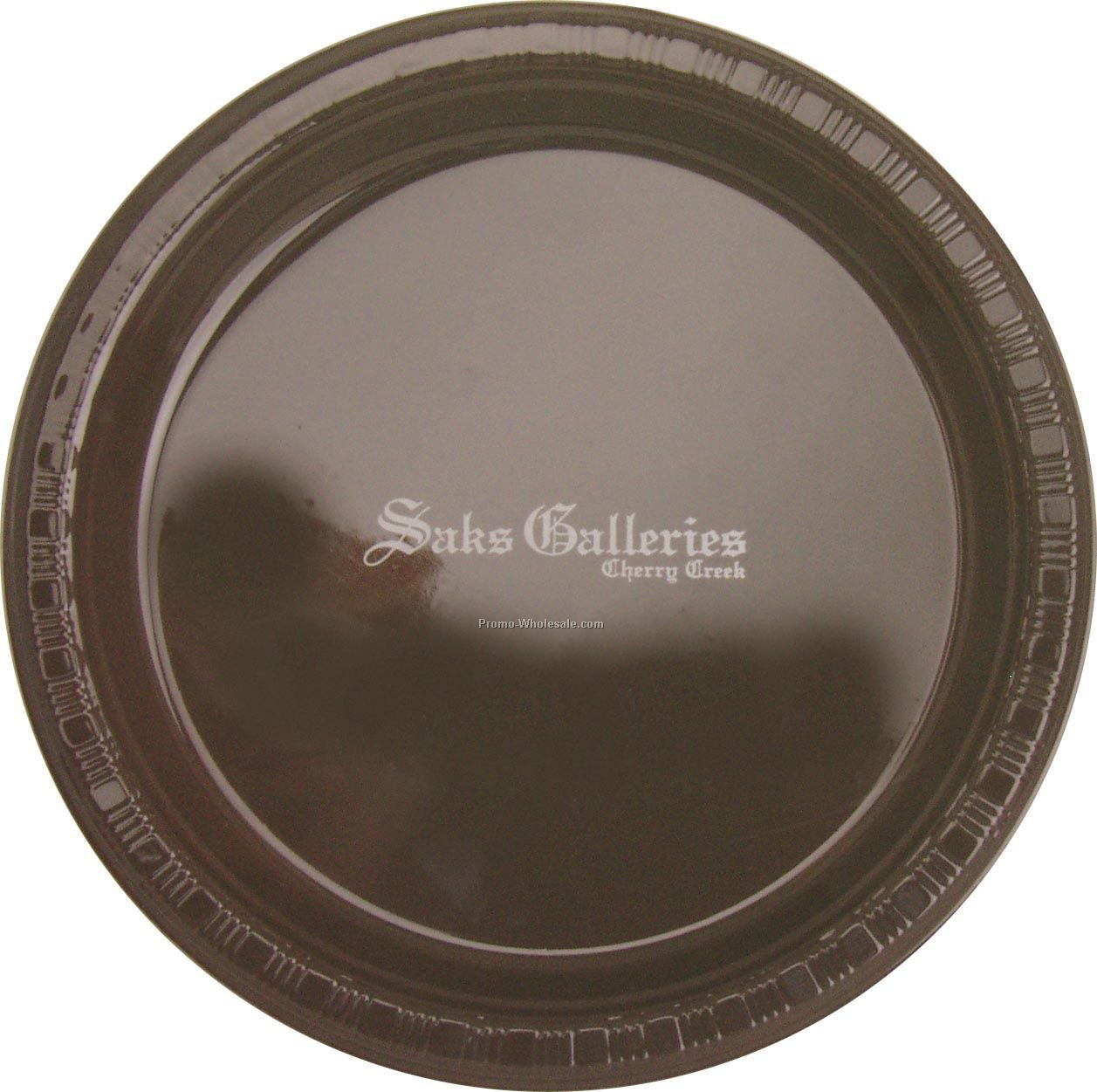 9" Chocolate Brown Colorware Paper Plate