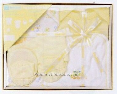 Bambini Yellow 5 Piece Gift Set