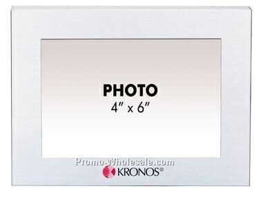 Brushed Aluminum Photo Frame (4"x6")