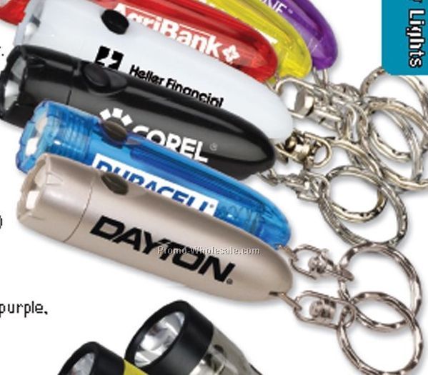 Bullet Flashlight W/ Keychain