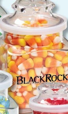 Candy Corn 4 Oz. Classic Plastic Apothecary Jar