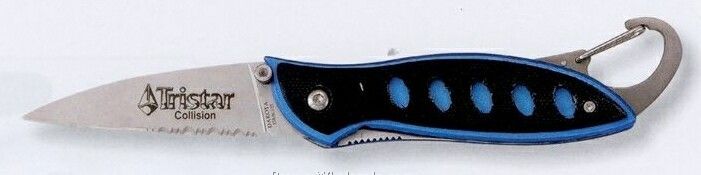 Dakota "blue Hiker" Pocket Knife With Carabiner