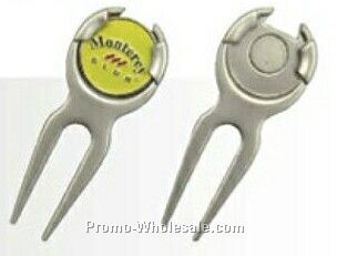 Divot Tool With Ball Marker