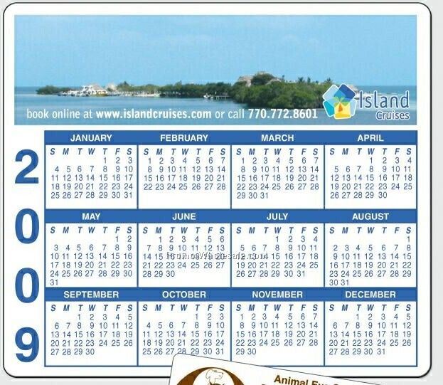 Full Color Calendar Magnet (4"x3-1/2")