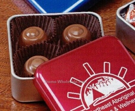 Indulgence Tin W/ Twist-wrapped Truffles