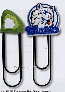 Jumbo Pvc Paper Clip Bookmark 1-1/2' Emblem