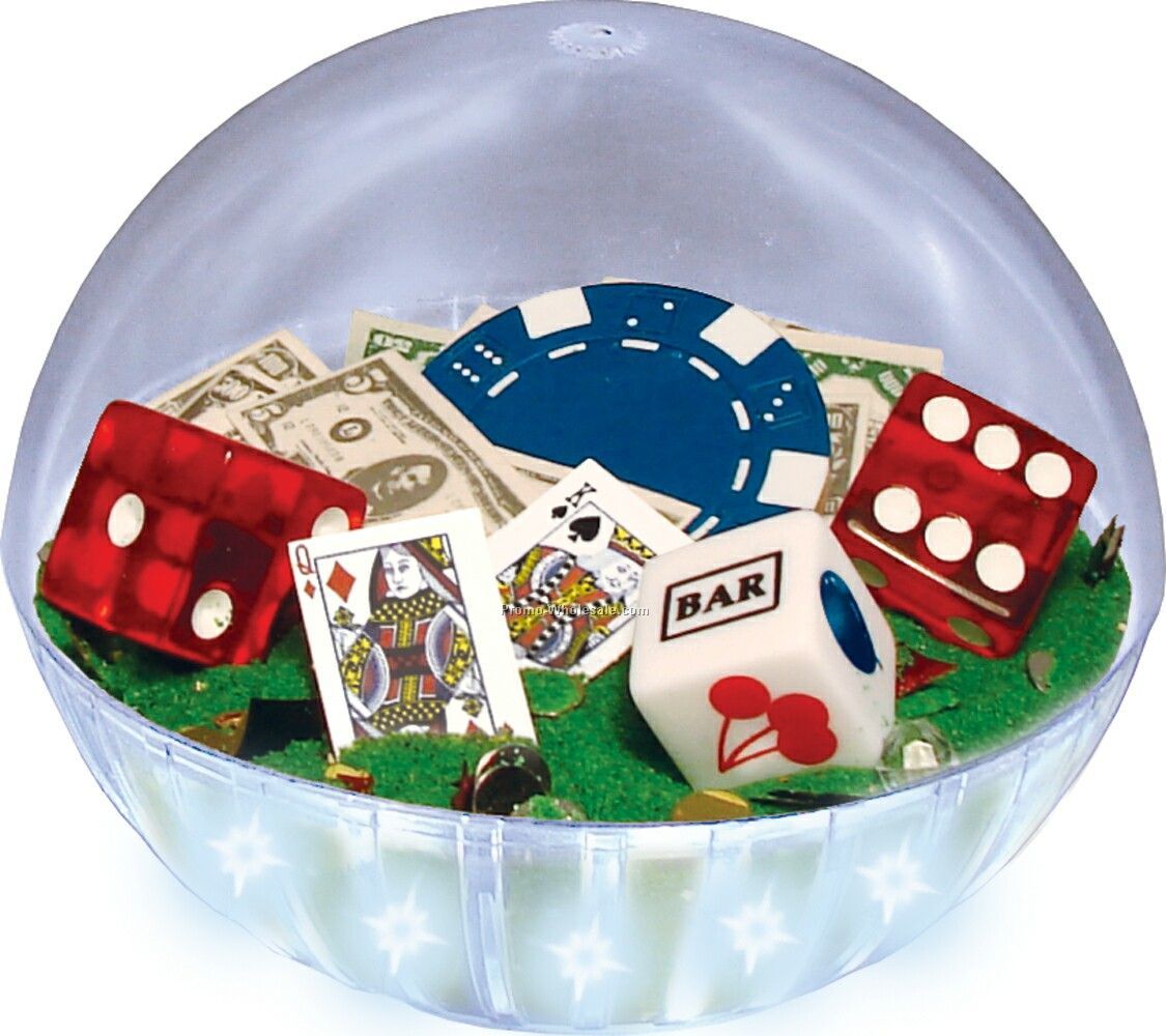 Lighted Crystal Globe/Gambling