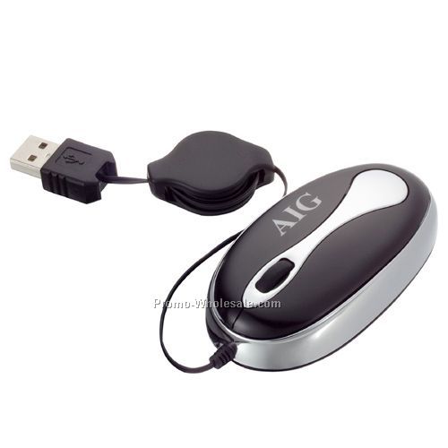 Mini Optical 2 Tone Mouse - 3-1/4"x1-5/8"x3/4"