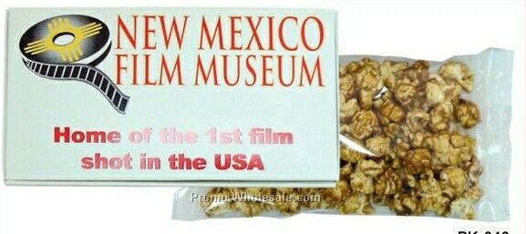 Movie Snack Box (Caramel Popcorn) 7-1/2"x4"x1-1/8"