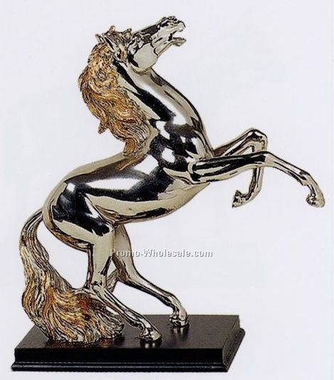 Mustang Platinum Figurine W/Gold