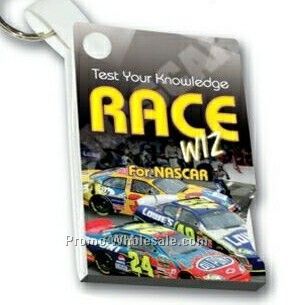 Nascar Race Wiz Key Tag/ Test Your Knowledge