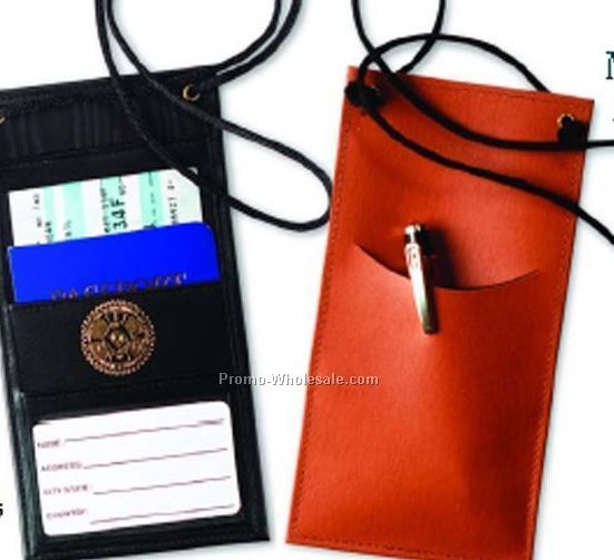 Neck Travel Document Holder - Top Grain Cowhide