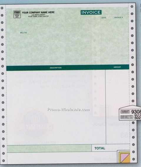 Parchment Professional Invoice (3 Part)