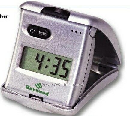 Poppy Press Up Alarm Clock W/ Backlight