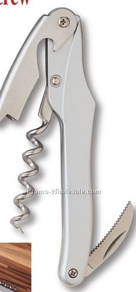 Prestigo Basic Waiter's Corkscrew With Anodized Color (Screen Printed)