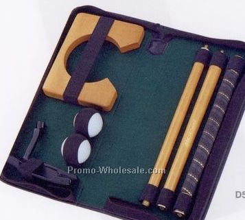 Quality Putter Set W/Black Zipper Pouch
