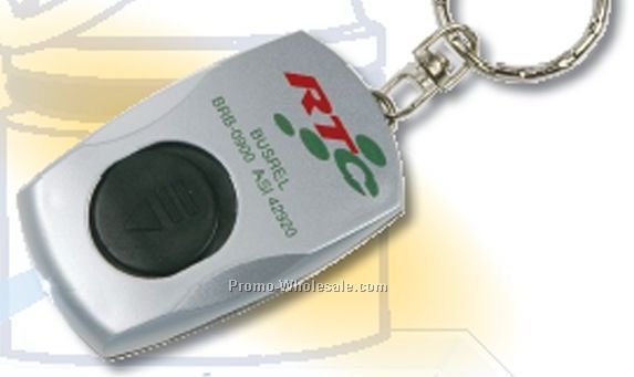 Rectangular Key Ring W/ Light