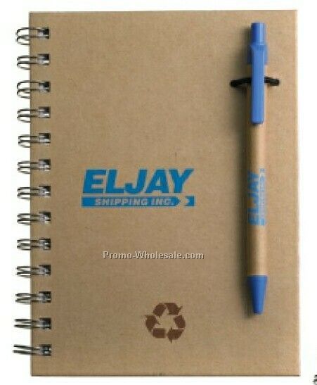 Recycled Notebook/ Pen Combo - 5"x7" Version