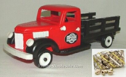 Red Stake Truck Nut Dispenser - Pistachios 9 Oz.