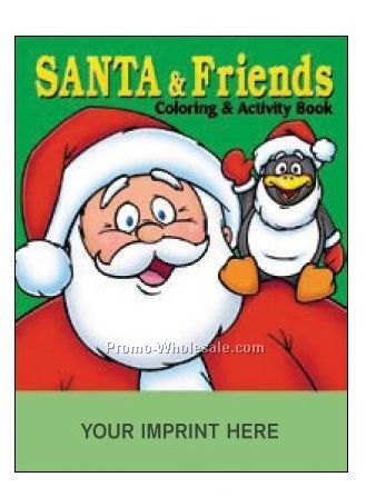 Santa & Friends Coloring Book Fun Pack