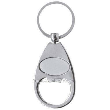 Silver Key Chain W/ Bottle Opener