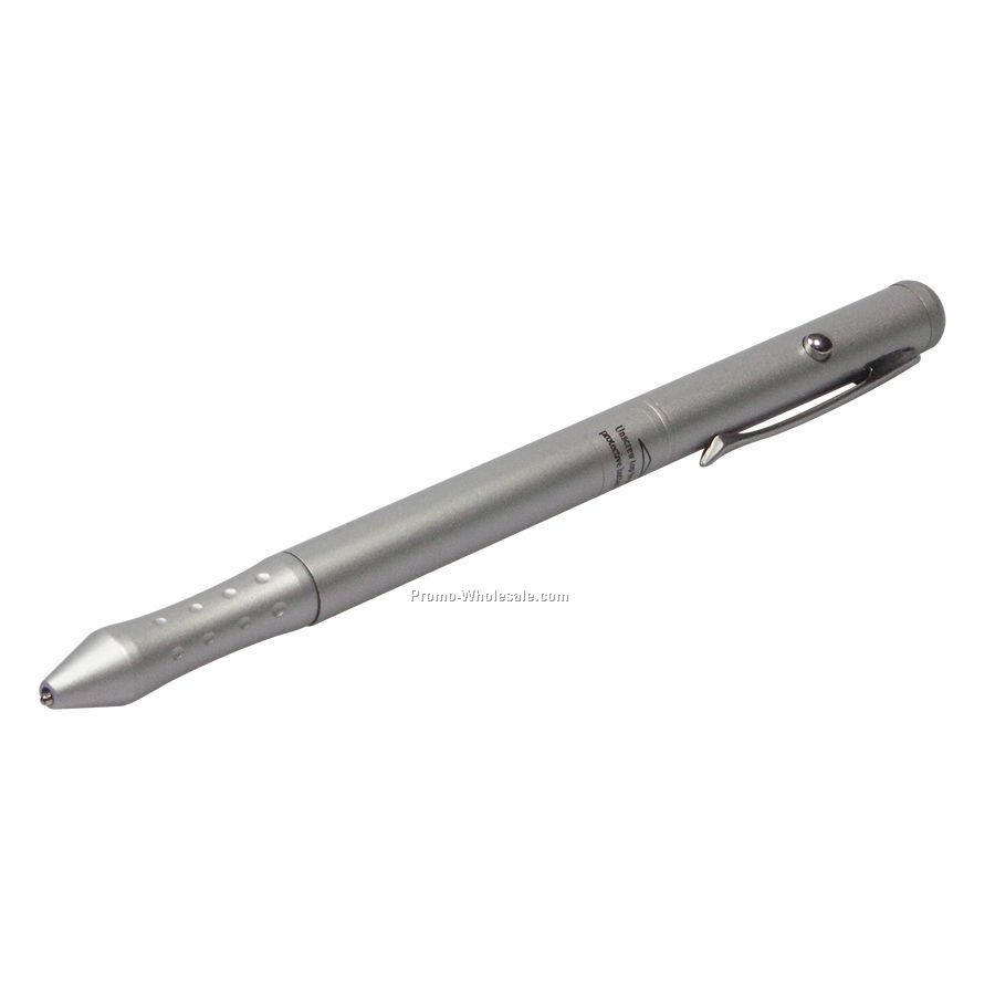 Silver Laser Pointer & Pen Combo