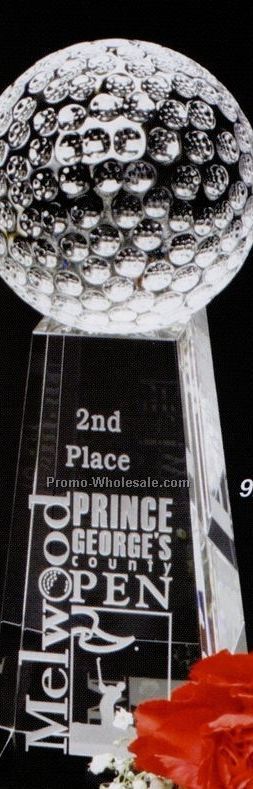 Tapered Golf Award W/ 2-1/2"x3"x2-1/2" Base