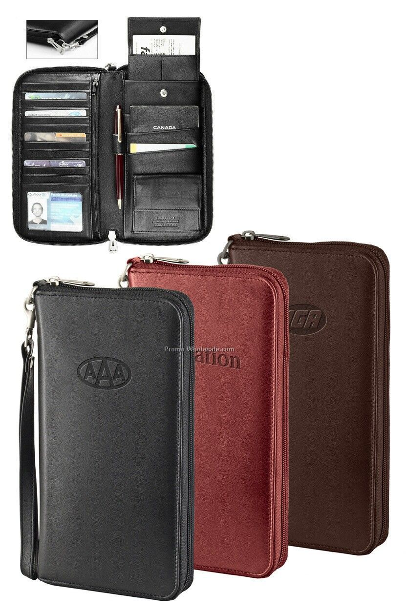 The Traveller - Leather Travel Organizer