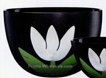 Tulipa Black/White Bowl (5-3/4")