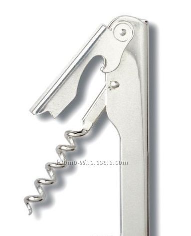 Waiter's Silver Plated Corkscrew (Screen Printed)