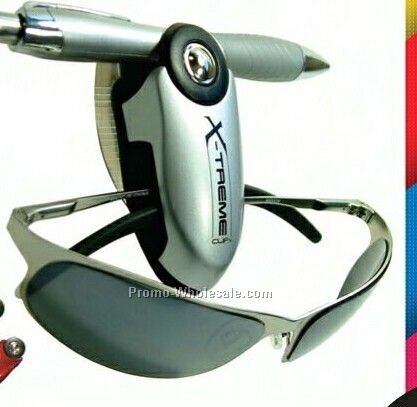 X-treme Sunglass Visor Clip With Pen