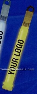 Yellow 4" Glowstick With Lanyard