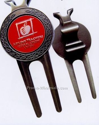 Zinc Alloy Divot Tool W/ Custom Ball Marker