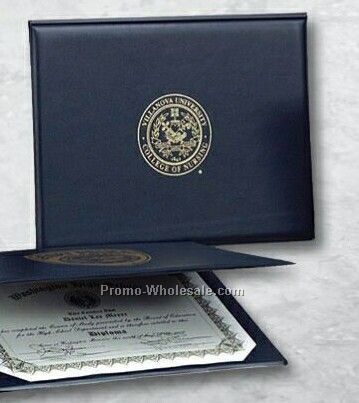 12-1/2"x9-1/2" Suedene Vinyl Diploma Cover