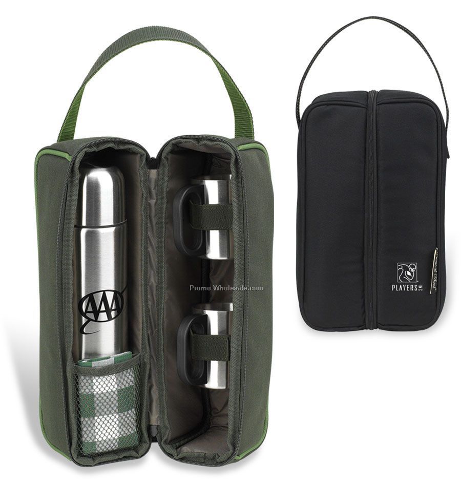 13-1/2"x7-3/4"x3-1/2" Adventurer Coffee Tote