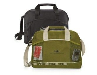 16"x3-1/2"x12" Black Recycled Essential Portfolio Bag