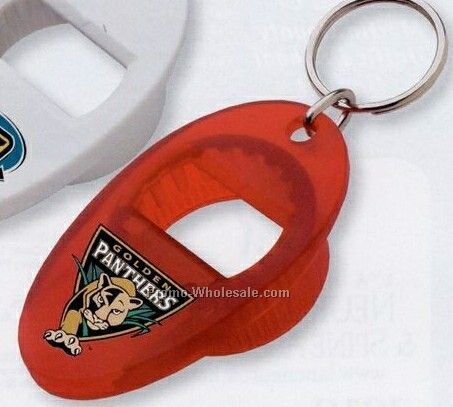 2-1/2"x1-1/2" 4-in-1 Multi Twist Can & Bottle Opener W/ Key Chain