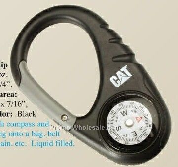 3-3/4"x2-1/4" Plastic Sport Clip Compass