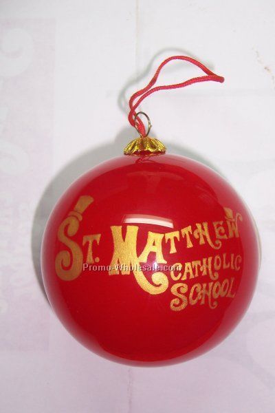 3 Inch Ball Ornament - Simple Artwork