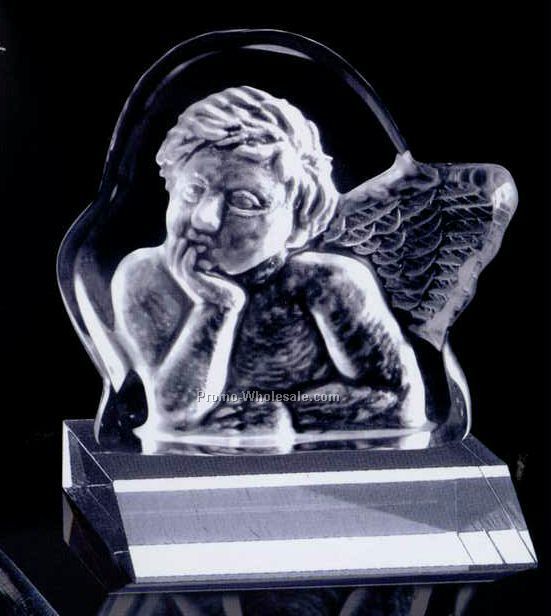 4-4/5" Angel Crystal Sculpture