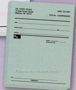 5-1/2"x4-1/4" Vertical Prescription Pads