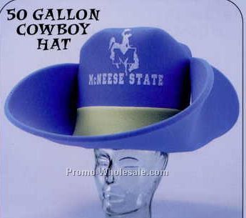 50 Gallon Foam Cowboy Hat W/ Star