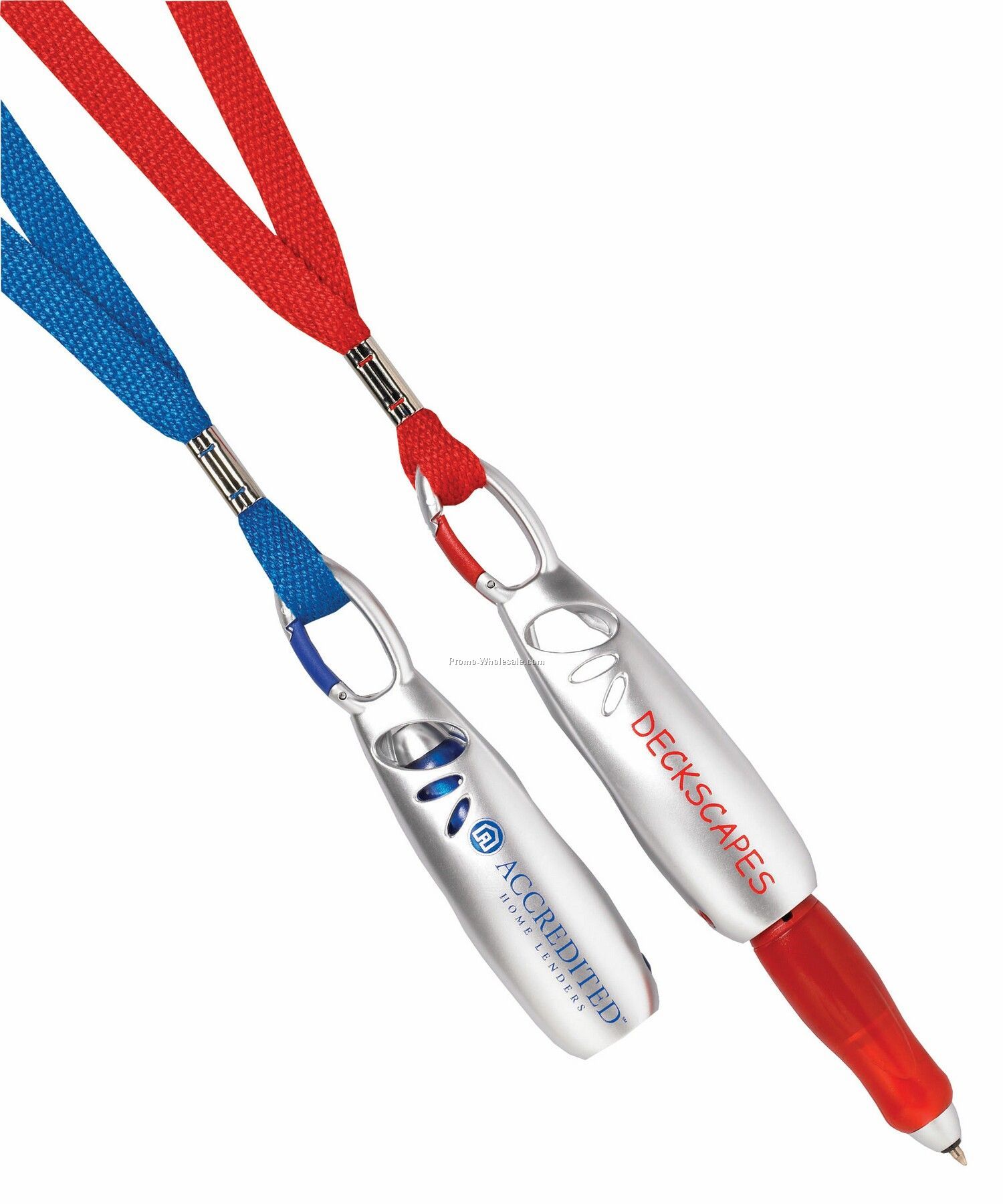 6" Folding Gel Pen With Lanyard