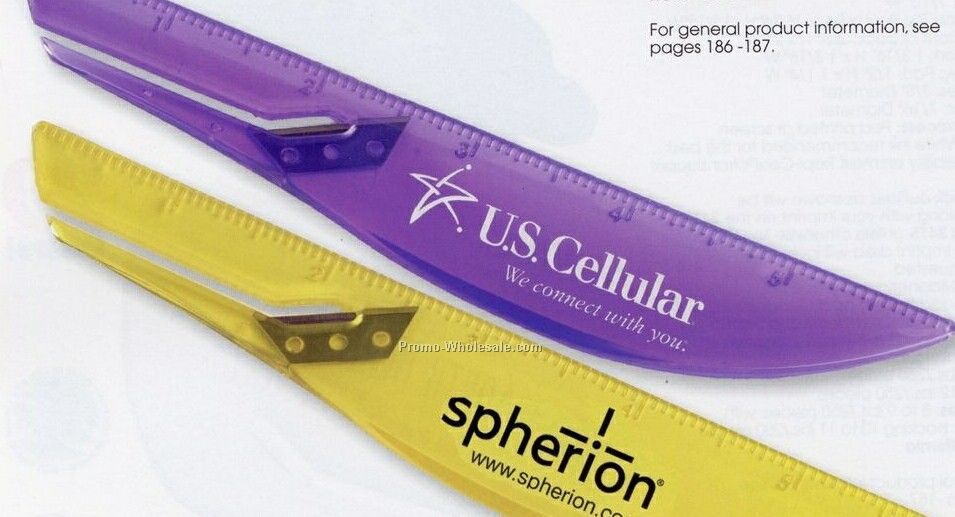 6"x1-1/8" Slim Slitter Ruler/ Cutter